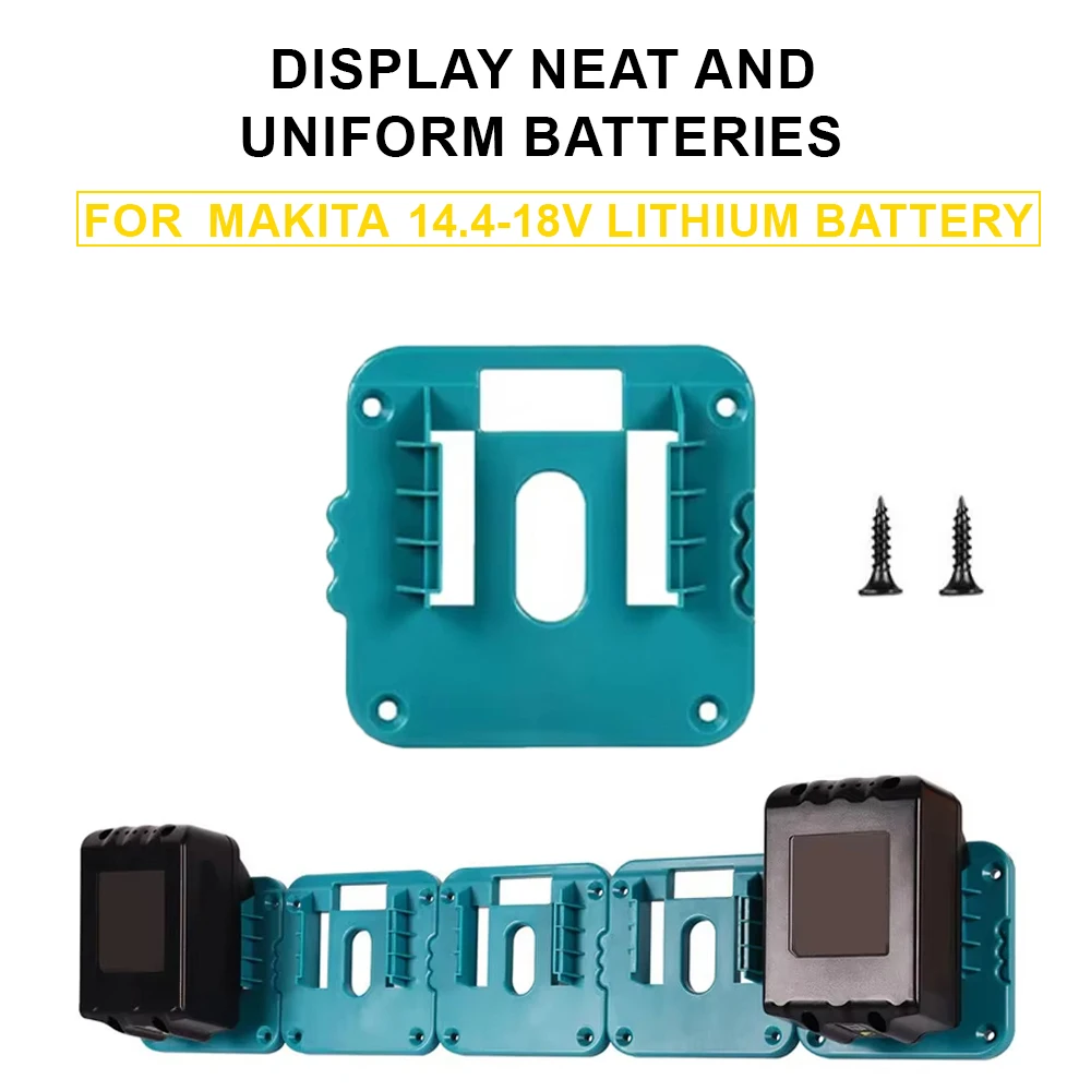 

1/5 шт. держатель батареи для Makita 18 В, крепления для хранения литий-ионных батарей, держатель док-станции, подходит для Makita BL1860 BL1850 BL1840 BL1830