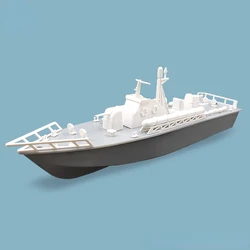 Electric Torpedo Speedboat Model Plastic Assembly Seal One Children's Puzzle Assembly Toy Ship Model