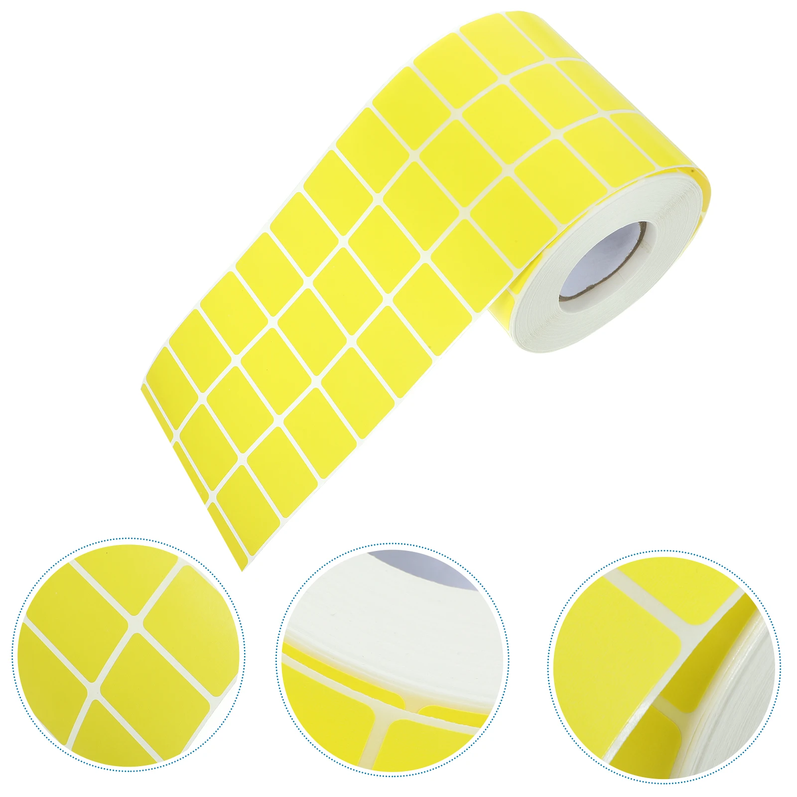 

1 Roll Adhesive Rectangular Label Stickers Self Adhesive Blank Thermal Labels For Price Name Shipping Tags Wash