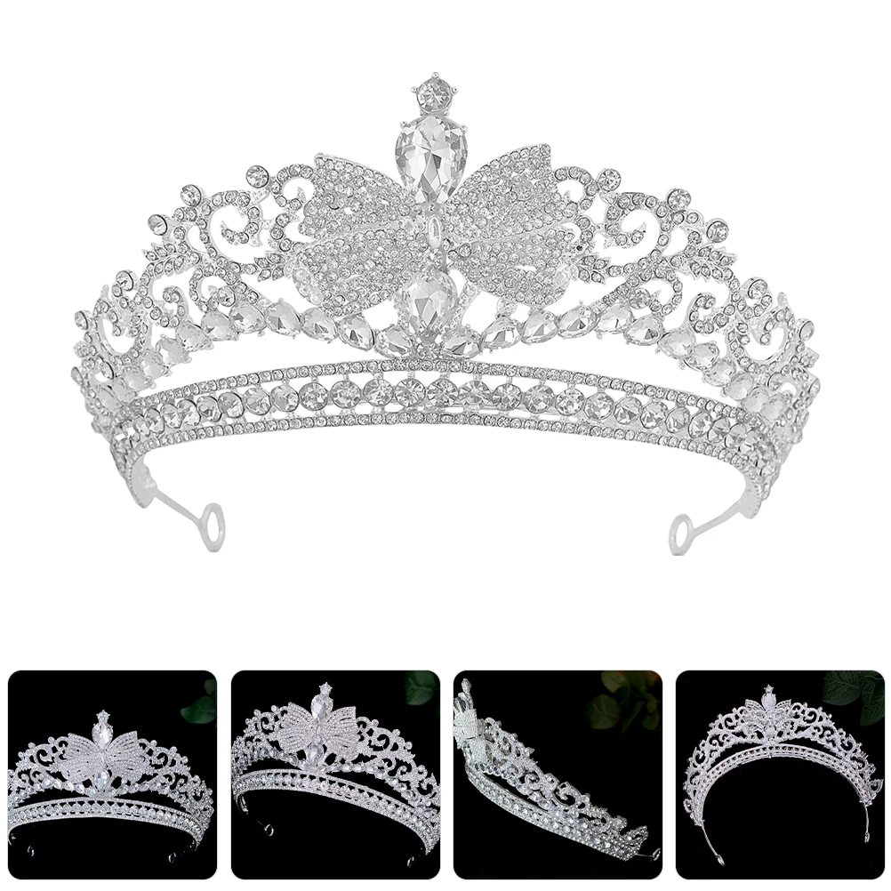 

Exquisite Baroque Rhinestone For Wedding Bridal Headpiece Shining Hair Accessories Crown Headband For Women Party Dinner Events