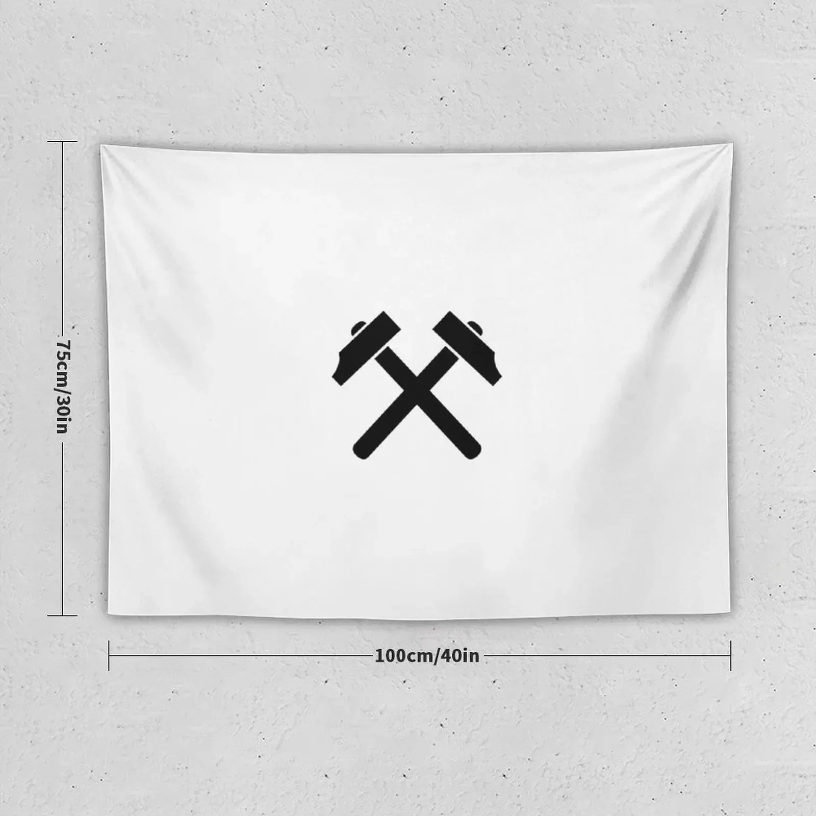 Crossed hammer Tapestry Aesthetic Room Decorations For Bedroom Wall Hanging Wall Tapestry