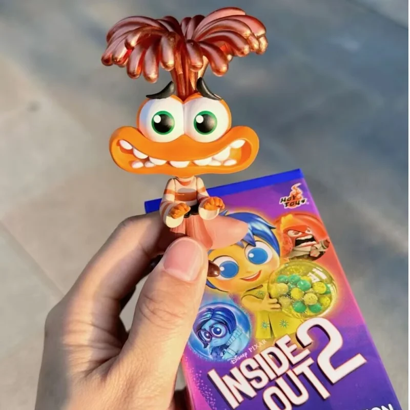 

Новые оригинальные популярные игрушки Disney Pixar Inside Out 2 Joy Sadness Anger Disgust Cosbi Коллекционная фигурка Мини-кукла Подарок на день защиты детей