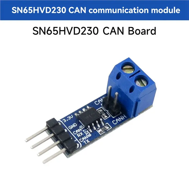 ABNR 2X SN65HVD230 CAN Bus Transceiver Communication Module CAN Bus Transceiver Thermal Protection Slope Control DC 3V-3.6V