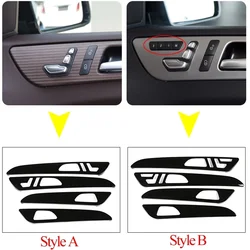 For Mercedes benz GLE GLS ML GLE GL Class 2013-2019 ABS Carbon Fiber Car Inner Door Decoration Panel Cover Trim Accessories