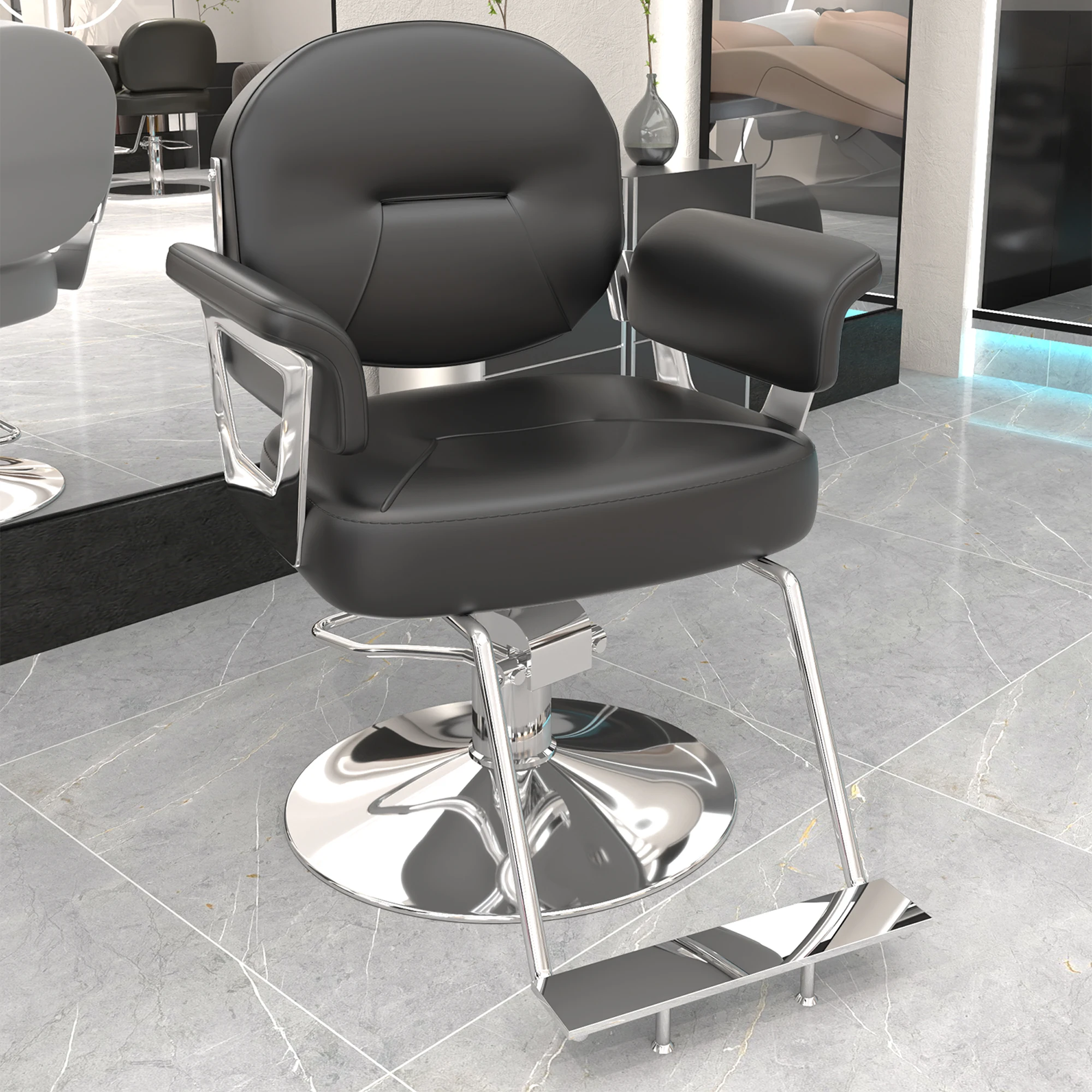 

Vintage style Modern Luxury Hair Salon Barber Chair styling comfortable Barber Chair For Hair Stylist Hair Salon Furniture