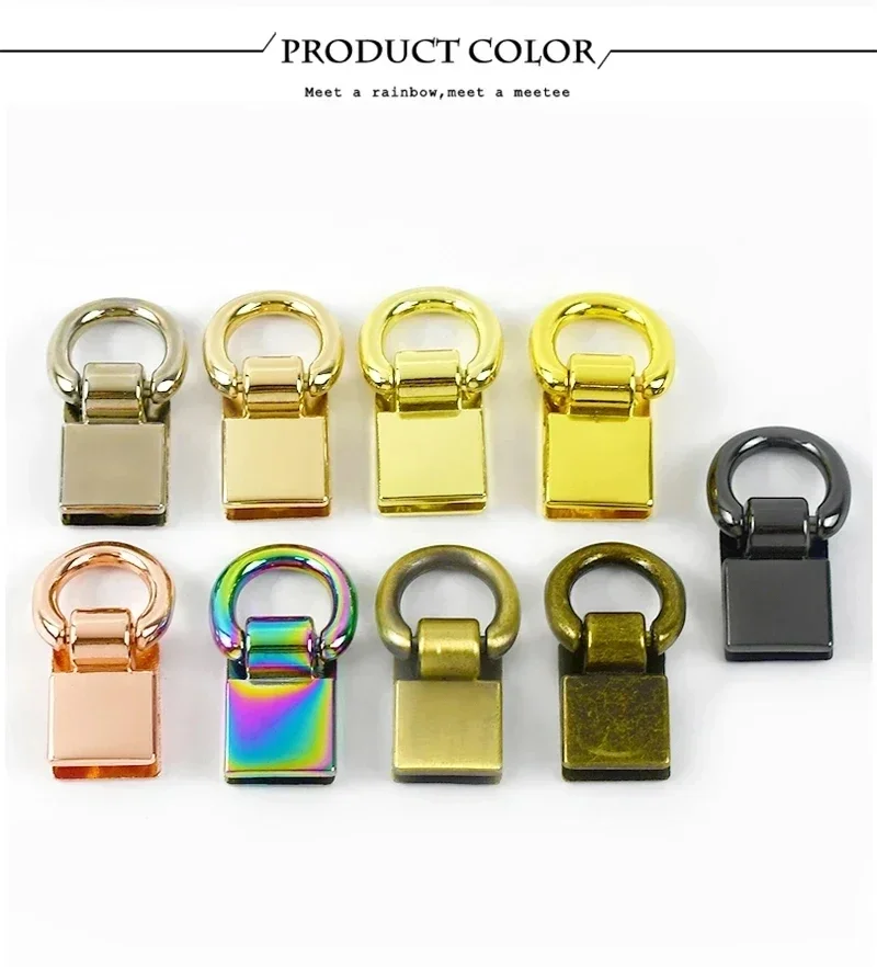 2/4/10Pcs Deepeel Bag Side Clip Buckles D Ring Belt Hook Clasp Handbag Strap Chain Connector Buckle DIY Craft Hardware Accessory