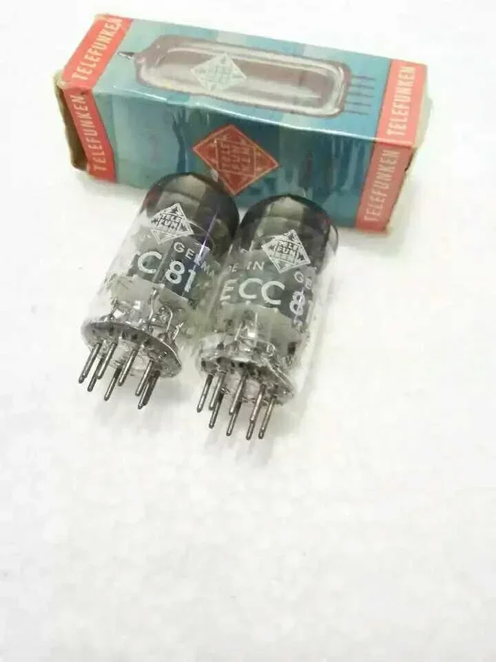 The new Telefunken ECC81 tube is a diamond-shaped bottom of the American ECC801S 12AT7 6201 5965