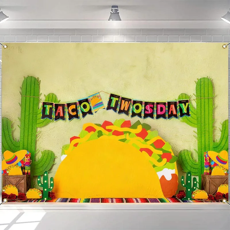 

LS Desert Alpaca Backgrounds Birthday Cake Smash Kids Adult Photography Props Child Baby Cactus Decors Photo Backdrops