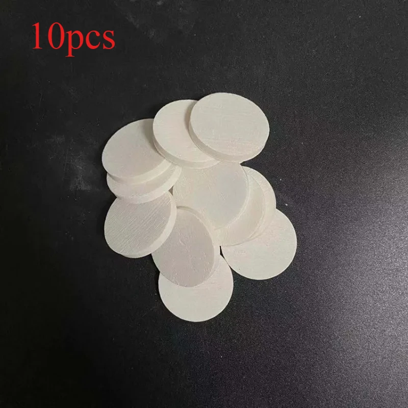 10pcs Bovine bone Round slices DIY inlay engraving customizable / punchable