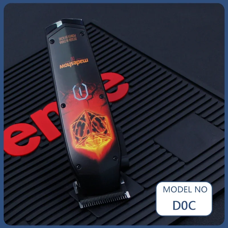Madeshow-D0C USB Rechargeable Hair Clipper, Cordless Barber Clipper, Ceramic Blades for Man Salon