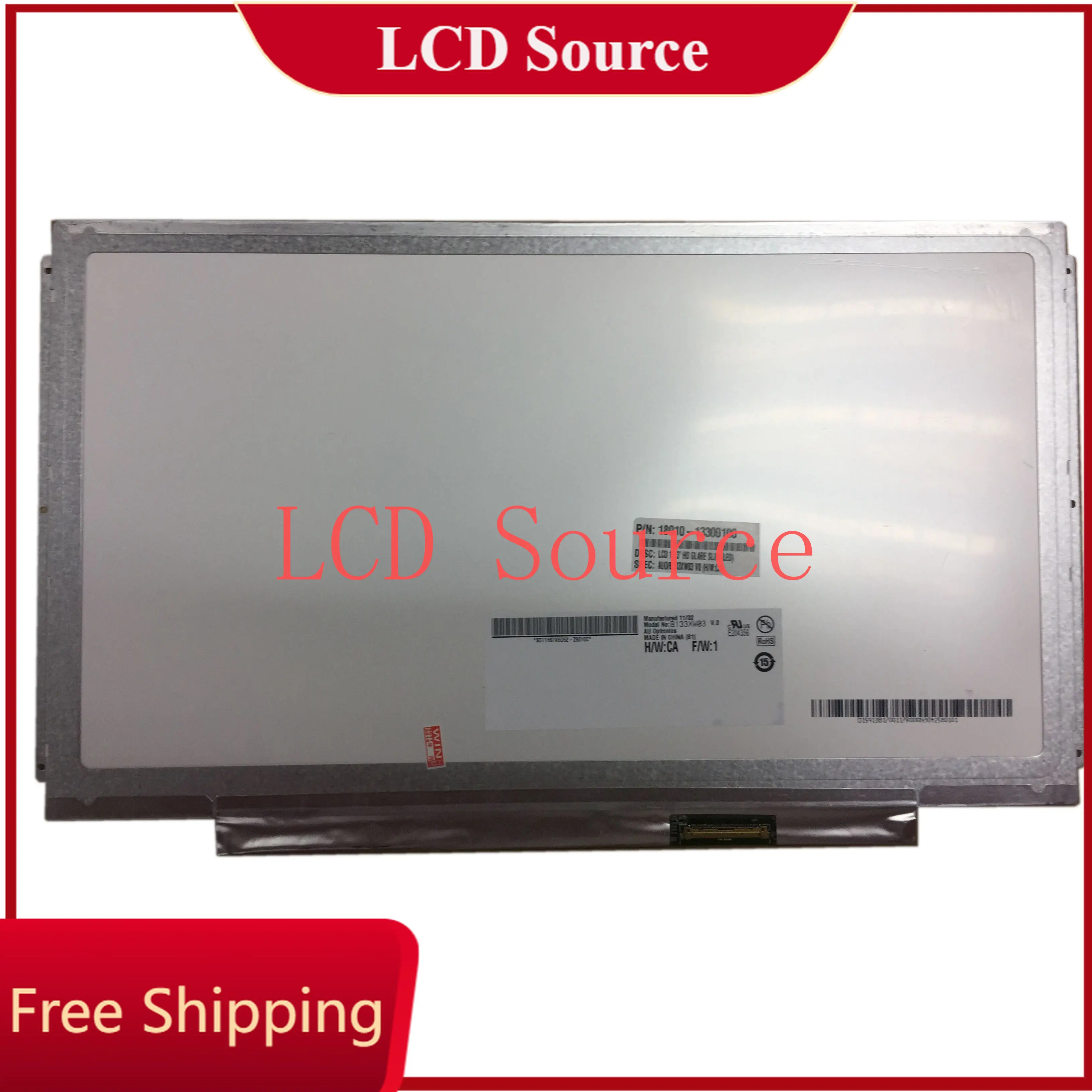 

B133XW03 V.0 B133XW03 V.4 V4 B133XW03 V.5 B133XW01 V.0 N133B6-L24 Laptop LCD screen 1366*768 LVDS 40pins