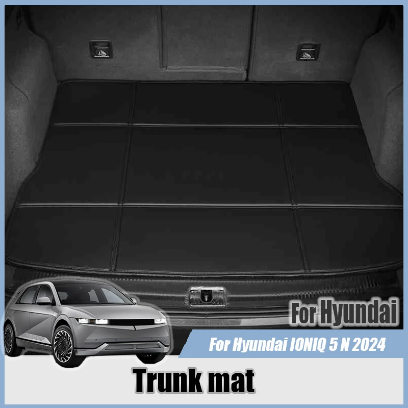 For Hyundai IONIQ 5 N 2024 Trunk mat Tail box decorative protective pad Anti dirty Automotive interior modification