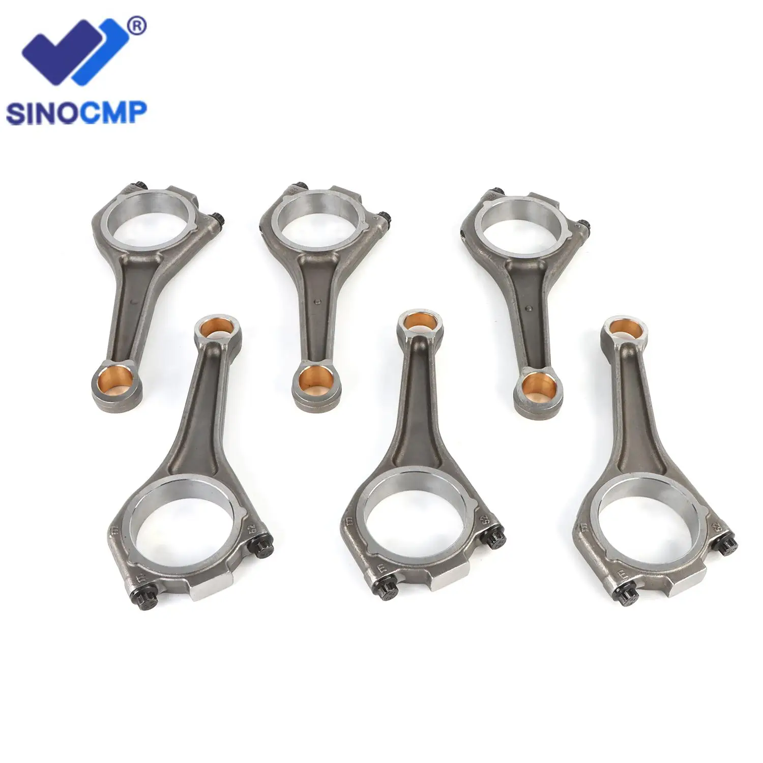 

6pcs Engine Connecting Rods for Jaguar F-Pace F-Type XF XJ Land Rover Discovery Range Rover AJ126 LR4 3.0L V6 Gas 2014-2020 New