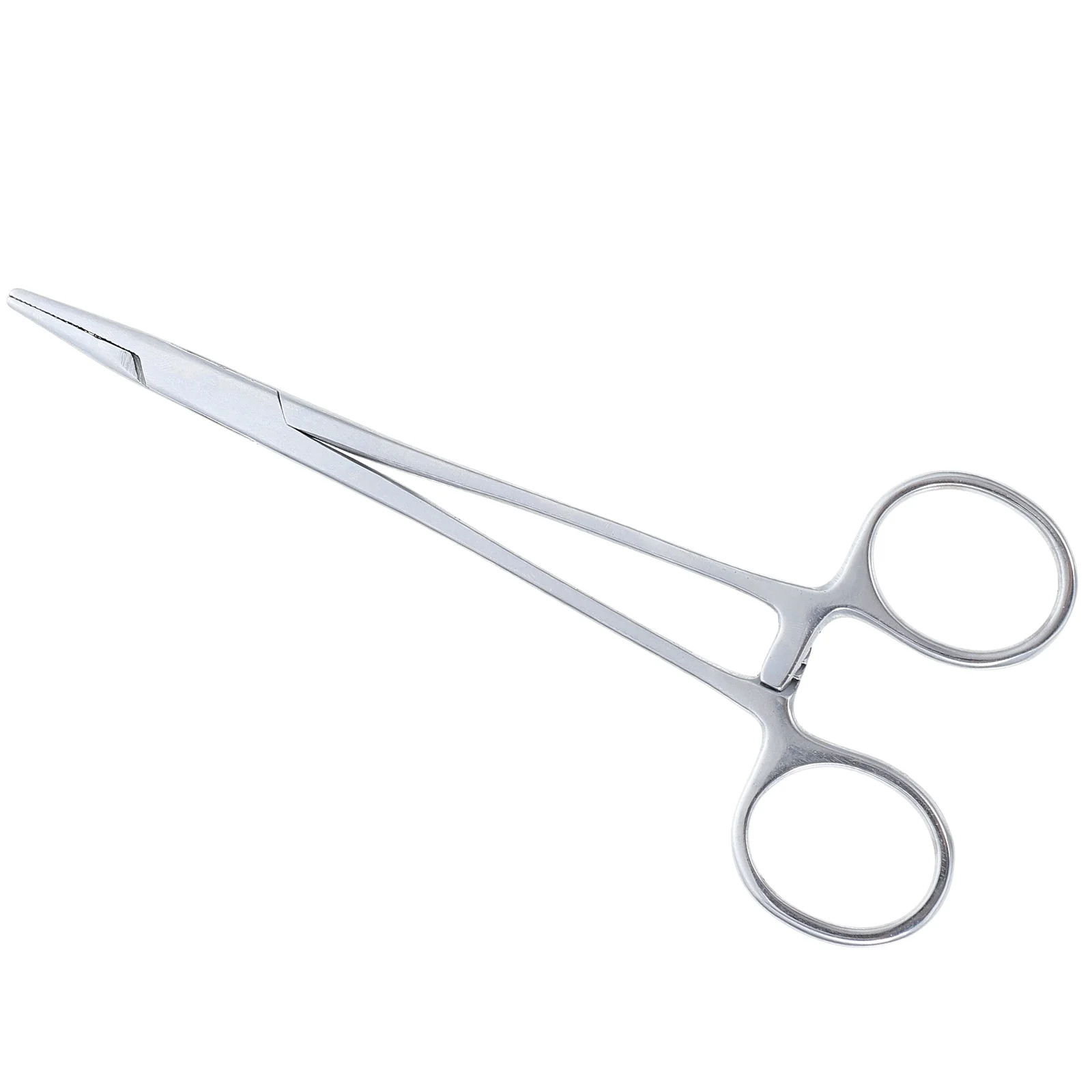 1pc Hemostatic Forcep Needle Holding Plier For Pig Cattle Sheep (Silver) Surgical Scissor Operating Scissor