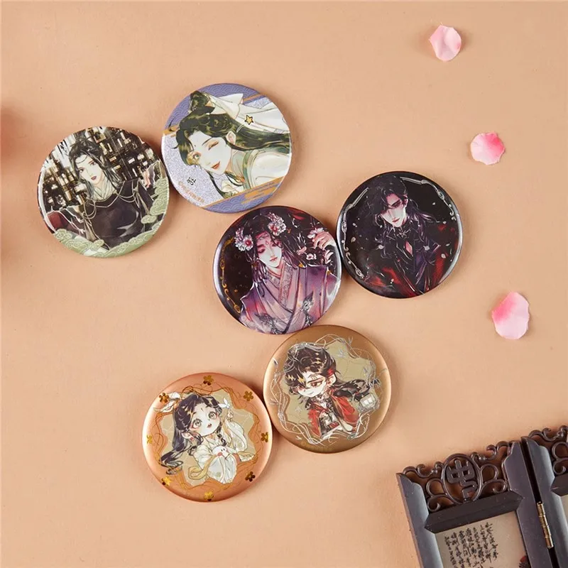 Anime Official Original Tian Guan Ci Fu TGCF Comics Xie Lian Badge Brooch Pin 36pcs Set Display Cosplay Props C