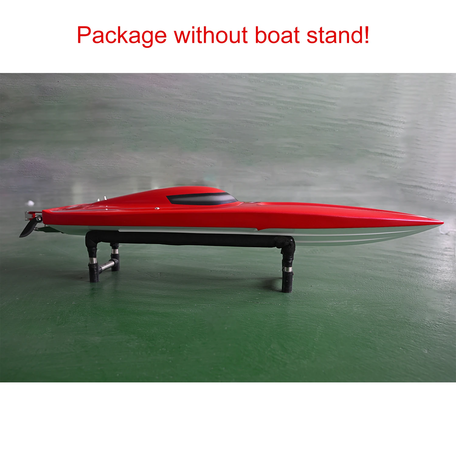 Dtrc barco rc com controle remoto, modelo de navio de corrida 24x kevlar lancha presente adulto com sistema de resfriamento motor sem escova sem carregador