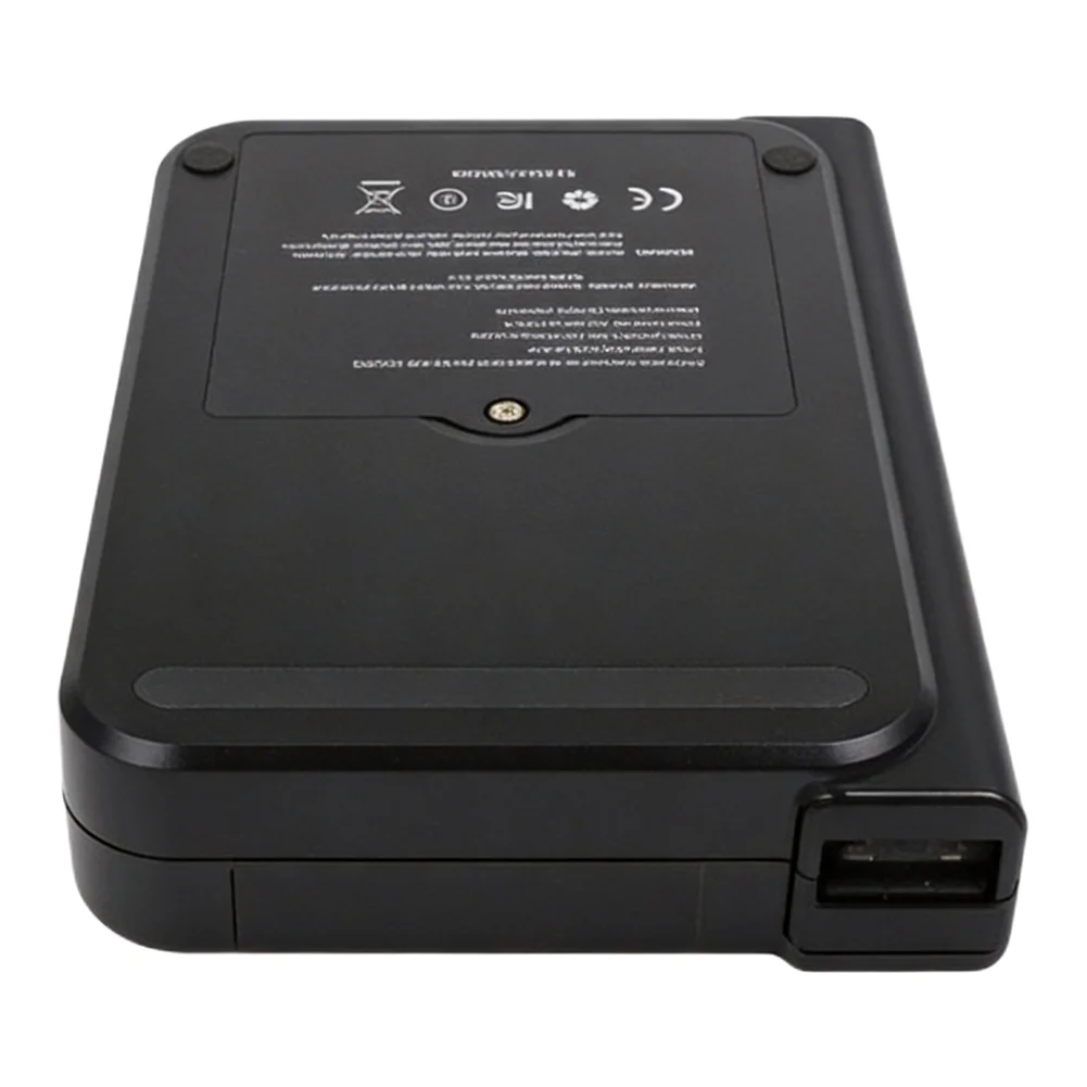Black UPS For Router Battery Protection DC UPS Overheat Protection 45 Battery 2000mAh*4 Operating Temp 0 45 5V 2A USB Output