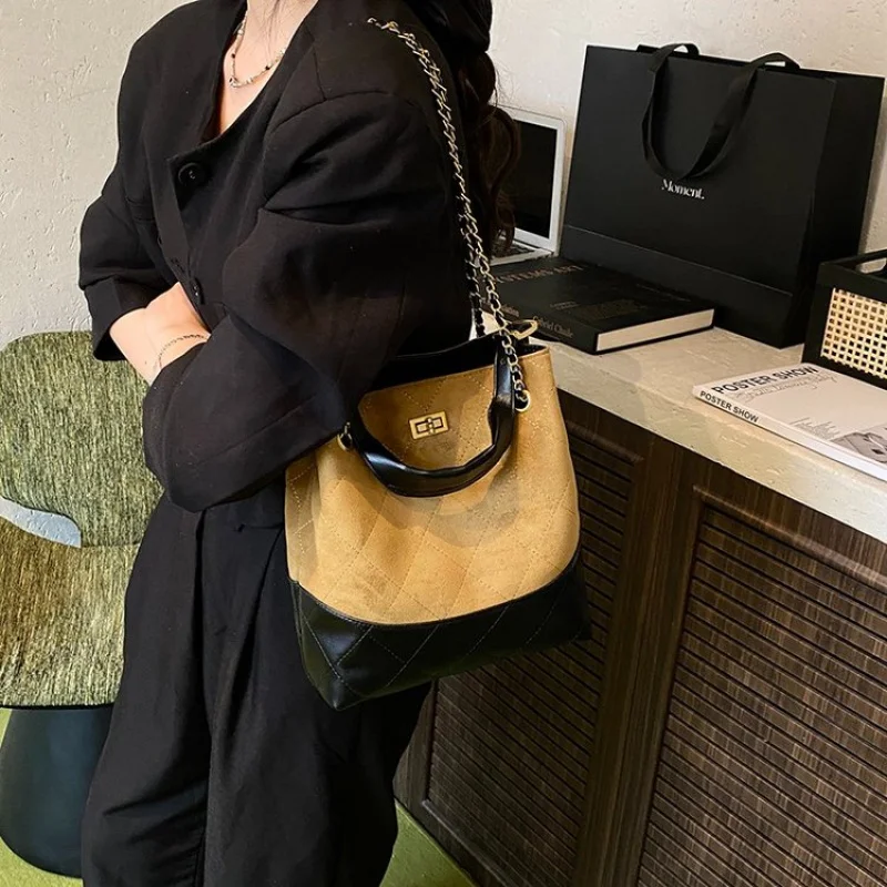 

Женская сумка через плечо премиум-класса из кожи с восьмиугольным принтом и Исландским повседневным винтажным аккуратным легким эффектом