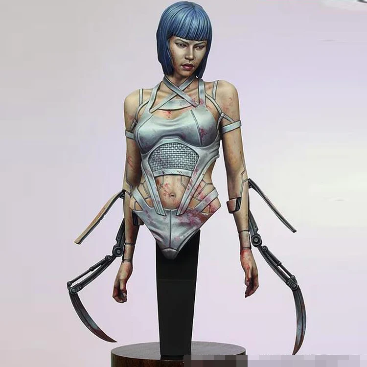 1/12 VIOLENCE UNDER THE SKIN, Resin Model Bust GK, Mechanical Warrior Series, Unassembled and unpainted kit