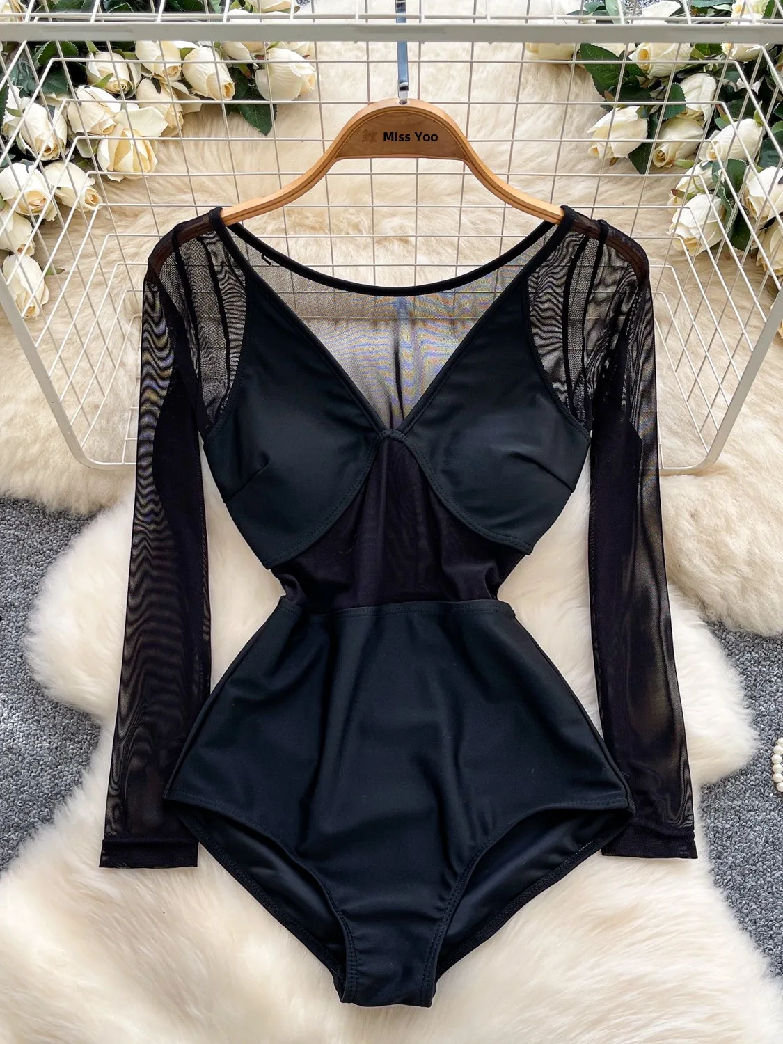 

Slimming Onesie for Women Long Sve Me Splice High Waist Straight Leg Pants Commute Sle Online Exclusive Chinese Produc...