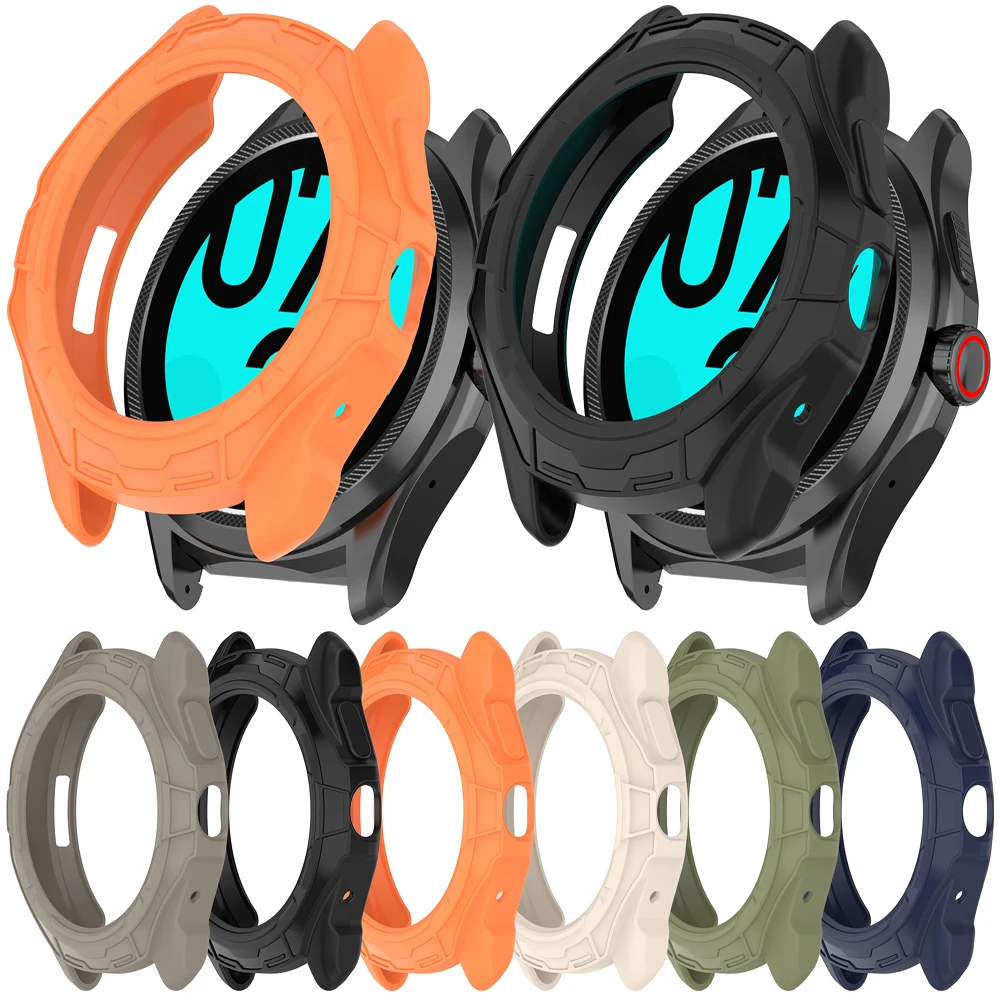 

1 мягкий защитный бронированный чехол из ТПУ для Ticwatch Pro5, эндуро-бампер, умные часы Pro 5, эндурозащитный чехол для кожи