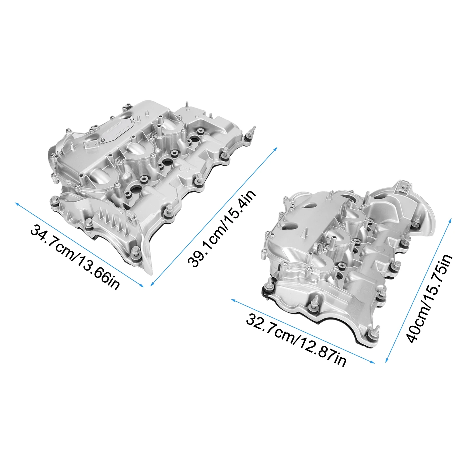 Inlet LH+RH Manifold Valve Cover Kit LR105956 LR105957 Applicable for Range Rover Sport L322 L494 3.0 SDV6 2010-2013