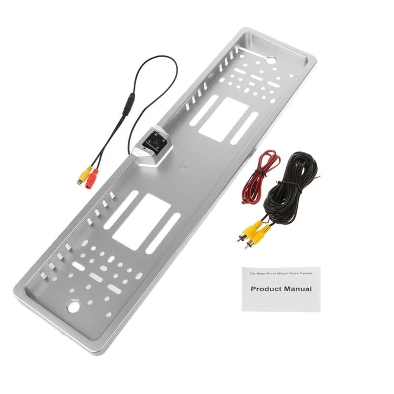 G8TE Waterproof Car License Plate Frame Rear View WiFi Camera Reverse Backup Parking