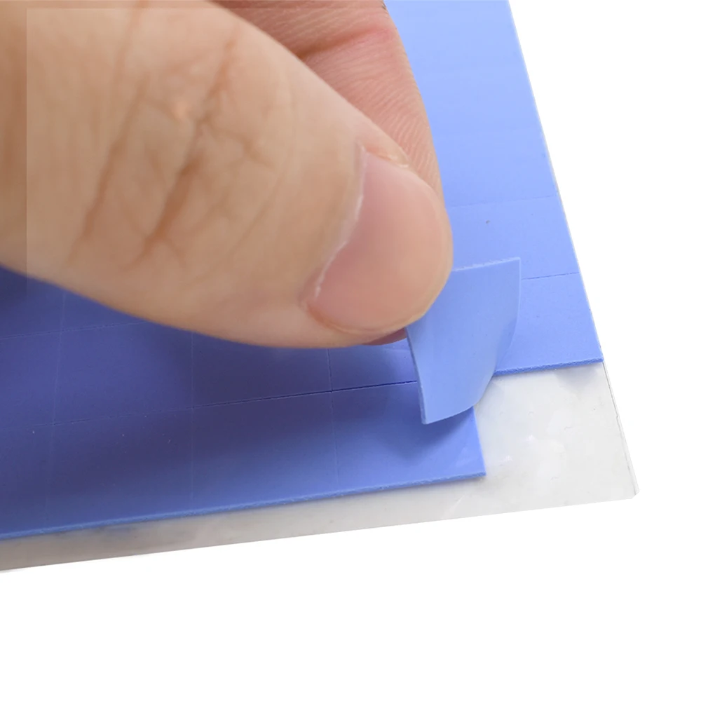 TISHRIC GPU CPU Conductive Silicone Heatsink Thermal Pad 0.5mm 10*10 PC Fan Cooling Heat sink Grease Paste Cooler