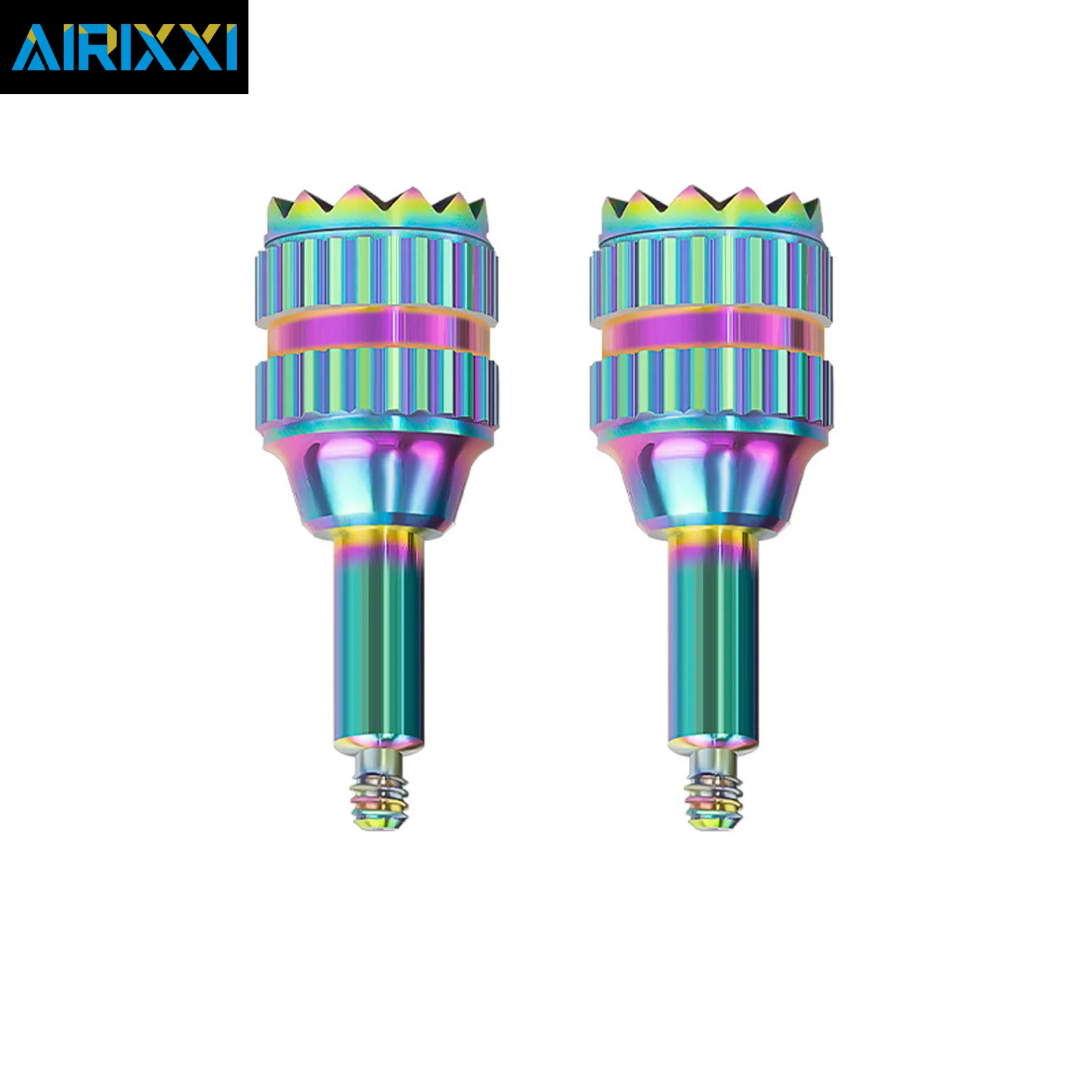 1 Pair Stainless Steel Remote Controller Joystick Thumb Stick For DJI FPV Remote Controller 2 3 DJI RC Pro Drone Accessory