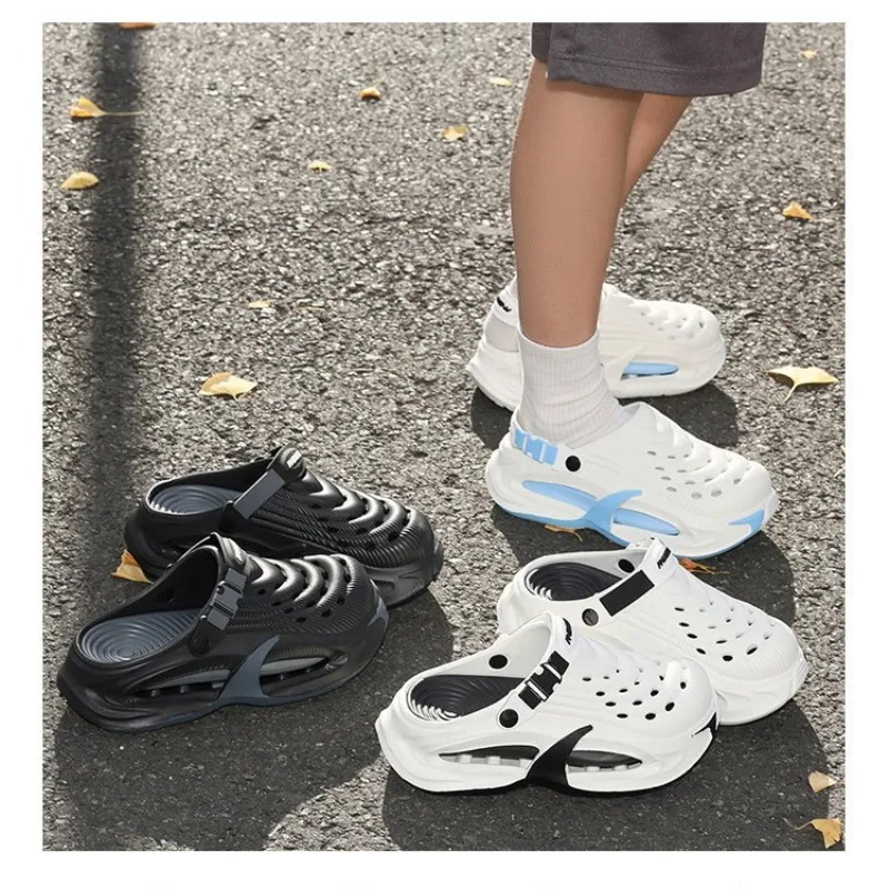 Thick-soled EVA Clogs for Men Summer Outdoor Wear New Non-slip and Wear-resistant Dual-purpose Driving and Beach Sandals