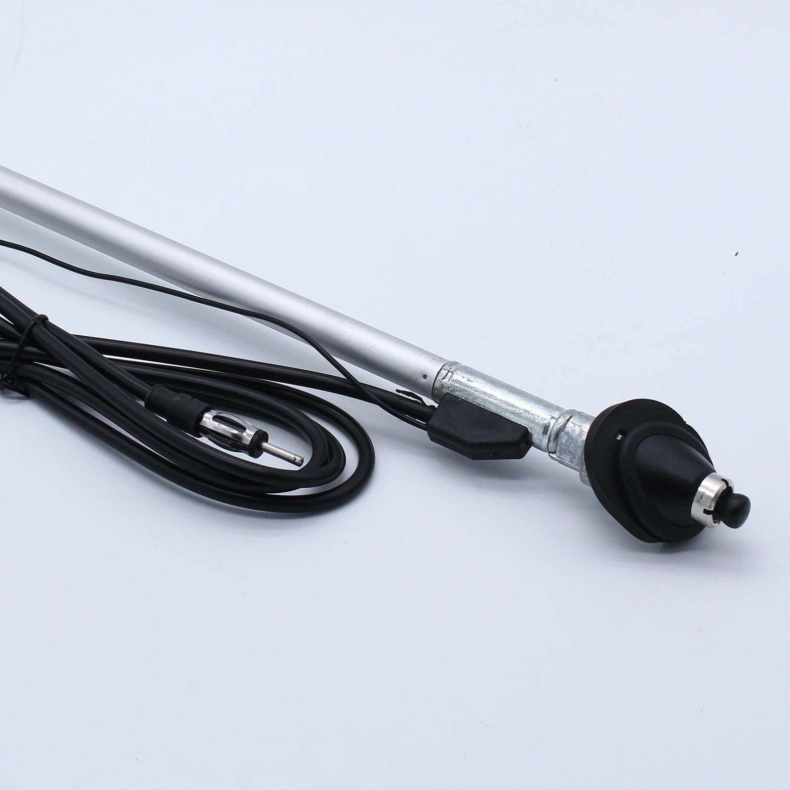 Manual Lock Down Antenna Retractable Pushdown Metal Aerial Front Left Guard for Landcruiser FJ80R FZJ80R HDJ80R