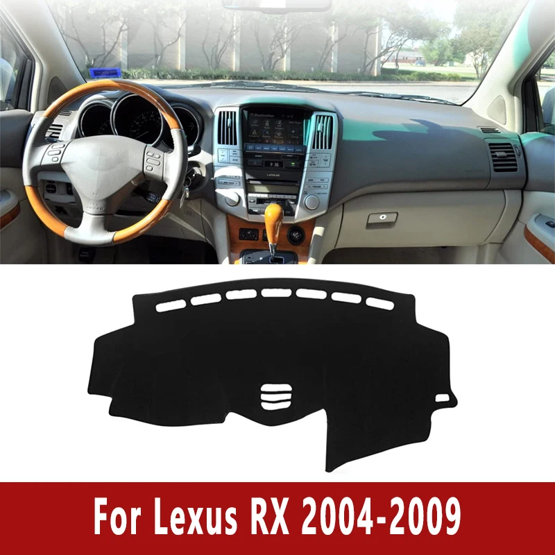 

Car Dashboard Mat Dash Cover Center Console Pad Custom for Lexus RX 300 330 350 400h 2004-2009 Nonslip Cape Sunshade Accessories