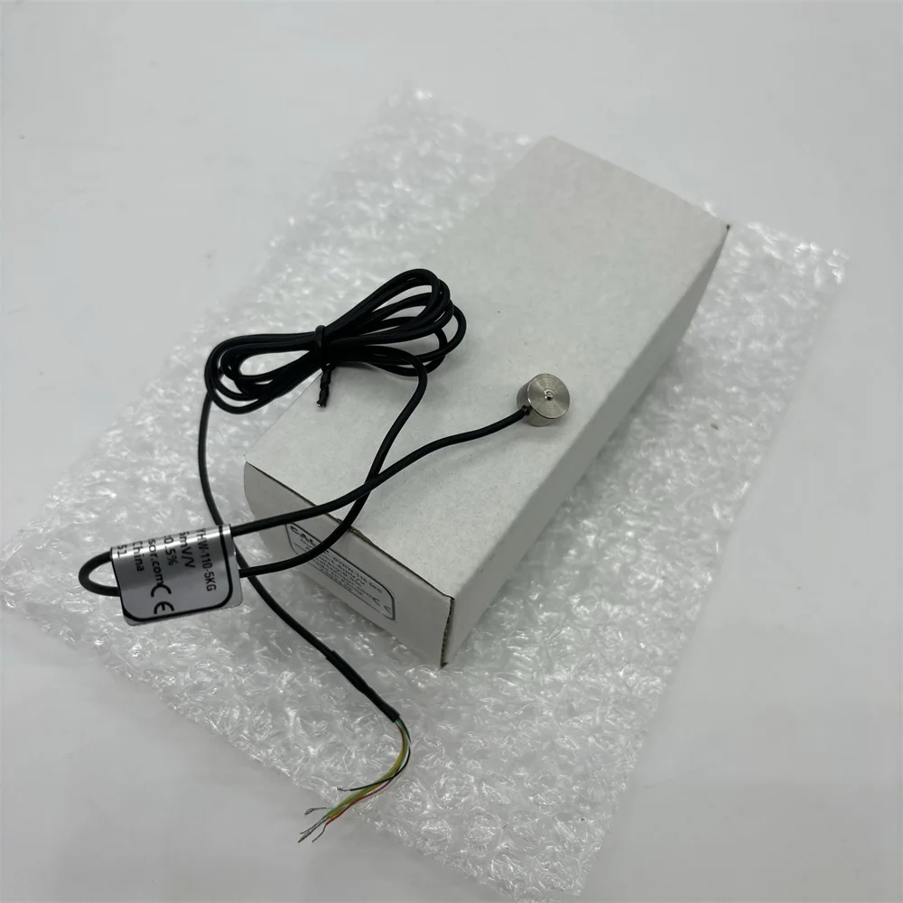 Imagem -06 - Pequeno 10 Milímetros Mini Botão Célula de Carga Sensor de Força 10kg kg kg 50 30 20kg 100kg Dyhw110 Tamanho