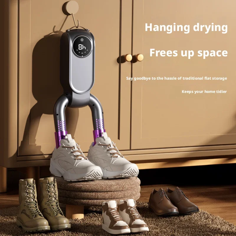 2026 Intelligent Timer Shoe Dryer Household Hot Air Quick Drying Deodorizer Foldable Portable Shoe Warmer for Sneakers Boots