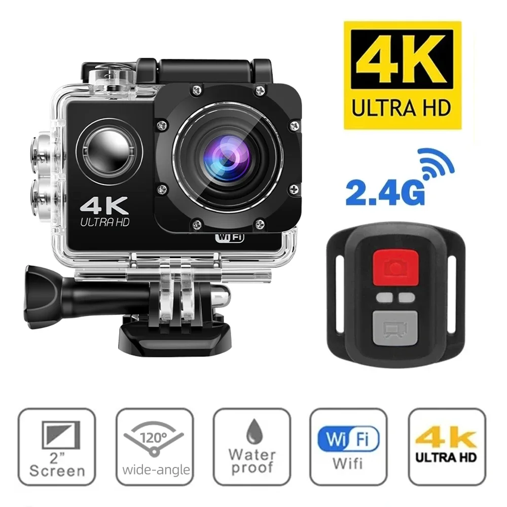 4K Action Camera 1080P/30FPS WiFi 2.0