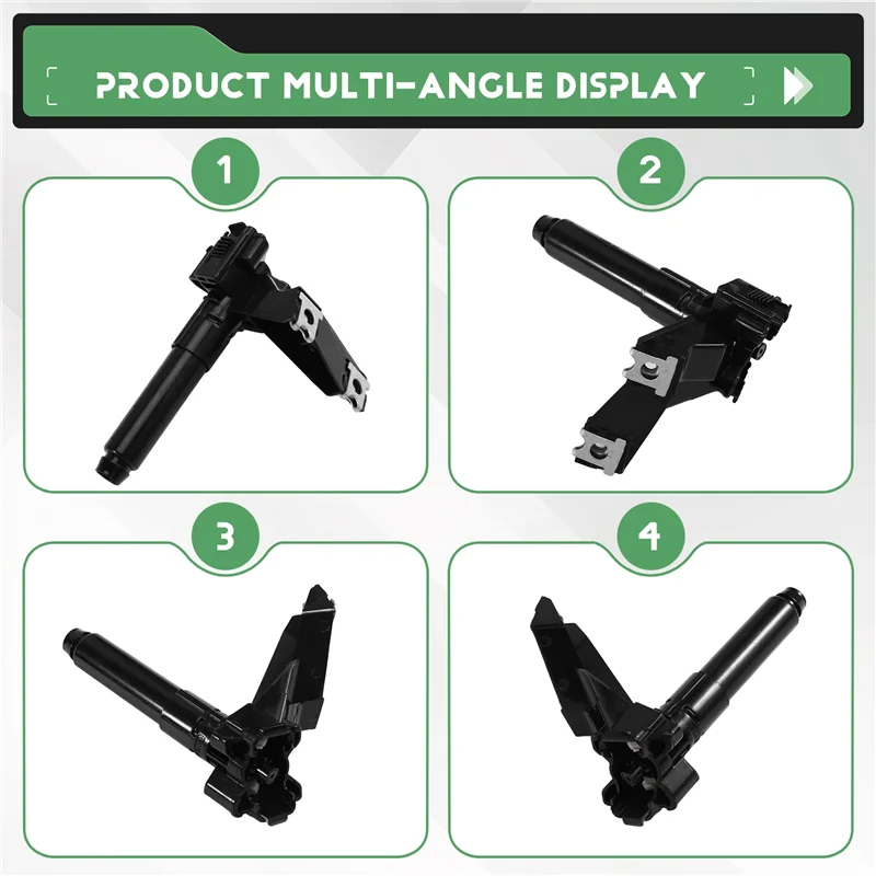 

Car For Mitsubishi Outlander 2016-2019 Head Lamp Washer Nozzle 8264A309 8264A310 Headlight Sprayer Jet