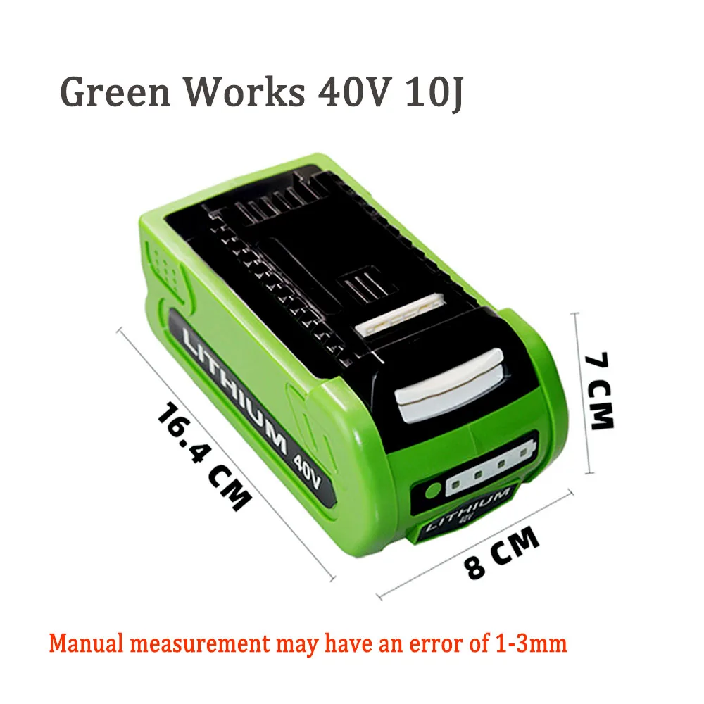 For Green and Works G-MAX 40V 10J Battery Charger 29482 Li-ion battery 29472 ST40B410 BA40L210 STBA40B210 29462 20262 29282