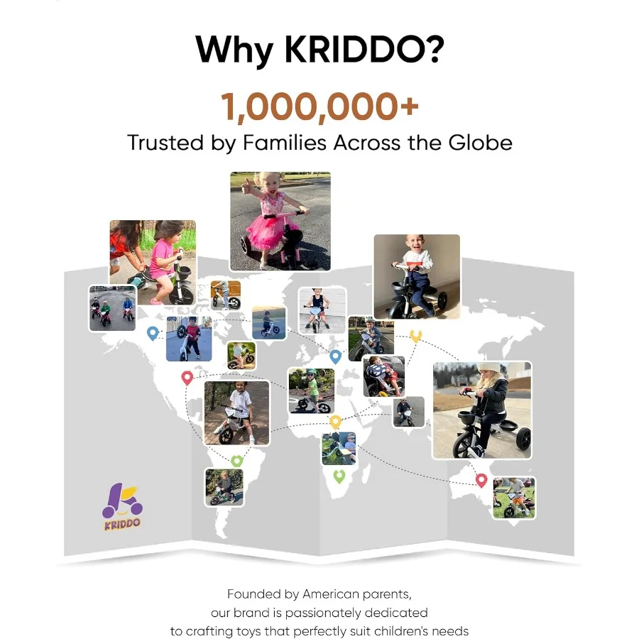 24ヶ月から4歳までの子供用三輪車、2.5歳から5歳までの幼児用三輪車、2～4歳の子供へのギフト用幼児用三輪車、トライク