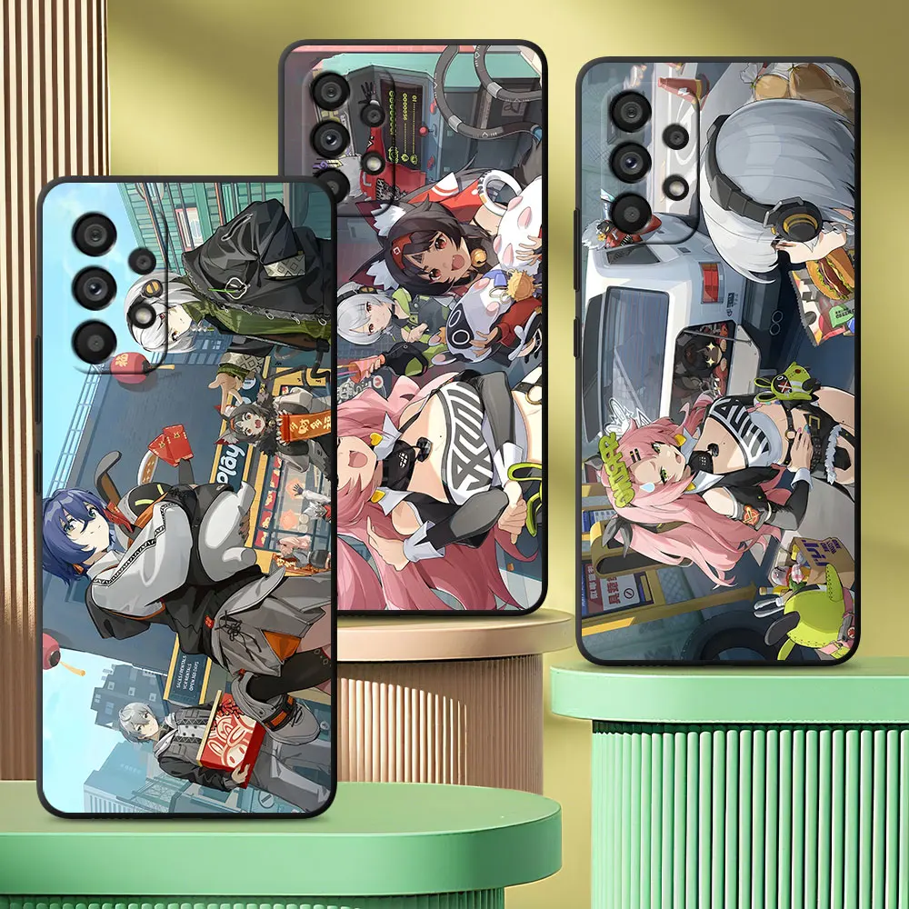 Nicole Demara Zenless Zone Zero Protective Case for Samsung Galaxy A50 A10 A20e A20s A5 A7 A70 A04s A06 TPU Black Phone Cover