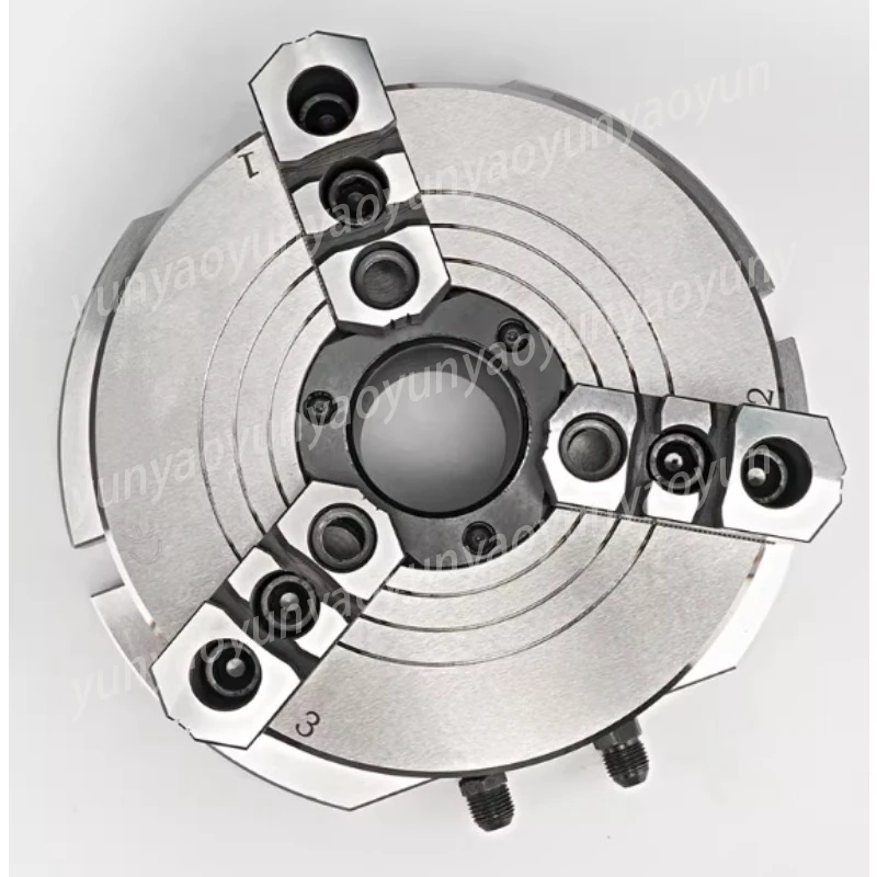 High-speed Vertical Hydraulic Three-jaw Chuck, High-precision Hard Jaw Power Chuck for Numerical Control Lathes