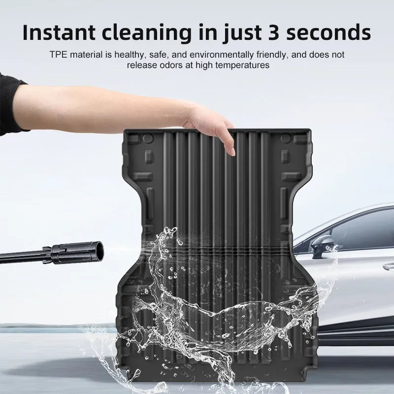 Car Trunk Pad Waterproof Anti slip Wear-resistant TPE Car Storage TPE Pickup Truck Mat Cushion for Great Wall POER Cannon