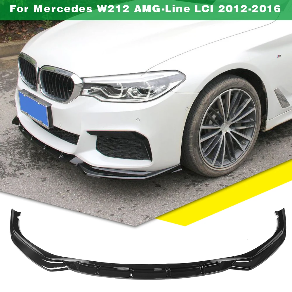 Car Front Bumper Lip Guard Diffuser Cover For BMW 5-Series G30 G31 G38 540i M Sport 2017-2019 Front Bumper Lip Body Kit Spoiler