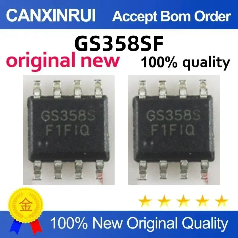 

(5-100 pieces) New GS358SF silk screen GS358S package SOP8 dual operational amplifier IC chip driver integrated circuit