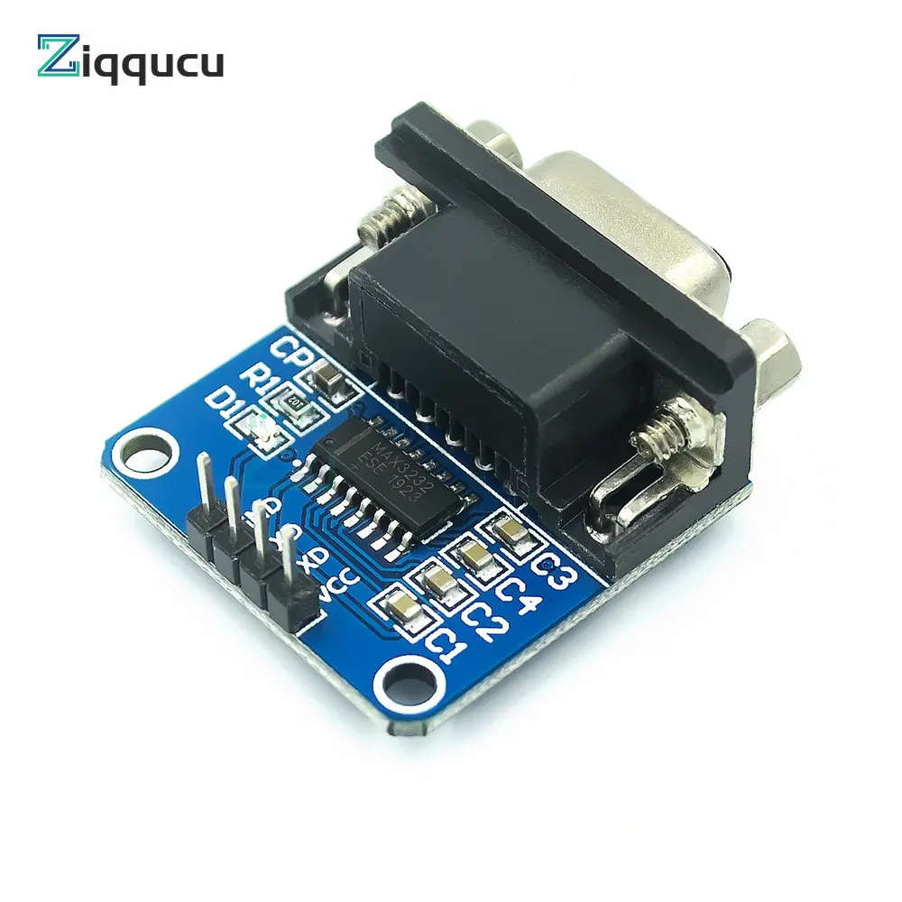 5PCS MAX3232 RS232 to TTL Serial Port Converter Module DB9 Connector MAX232