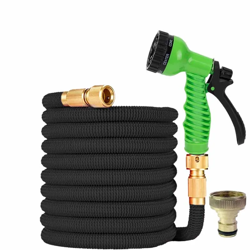 

Thicken Garden Water Hose Expandable Rubber Magic Hose 7-Function Water Gun Set For Garden Farm Irrigation And Cleaning Tools