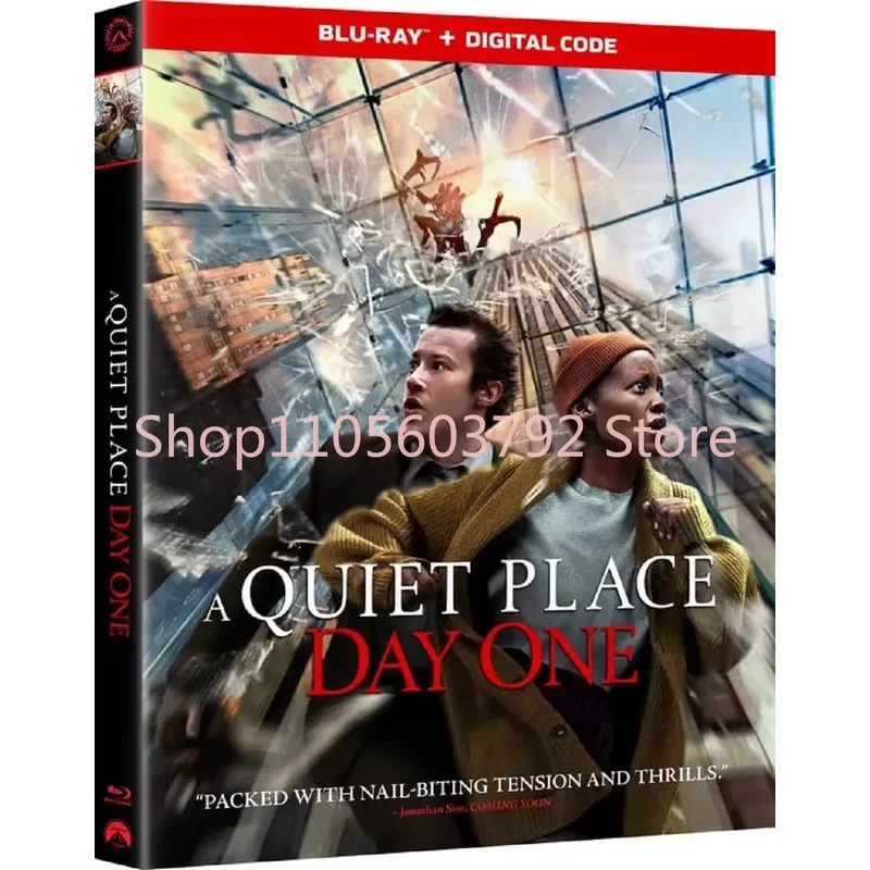 A Quiet Place Day One Blu-ray Lupita Nyong'o Joseph Quinn Alex Wolff Caja de embalaje nueva