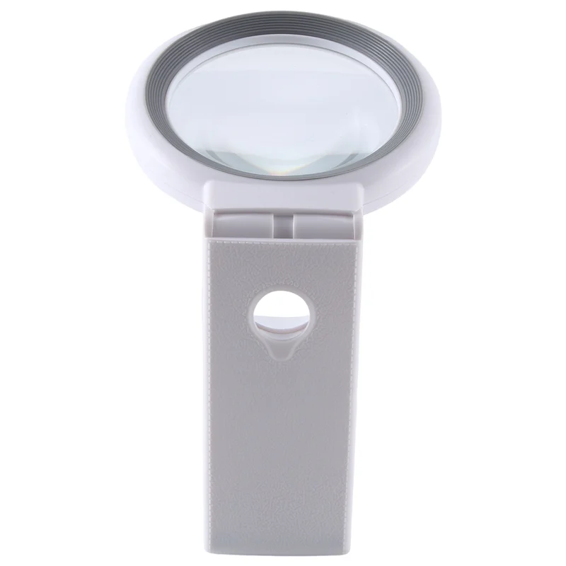 

KEKA Magnifying Glass With Light And Stand, 30 X 10 X Foldable Reading Magnifier With 18 LED Light, For Seniors, Jewellers