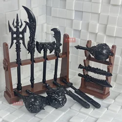 New Figure Weapon Accessories Kit Scabbard Building Blocks King Sword King Shield Battle Axe Double-edged Axe Brick Toys MOC
