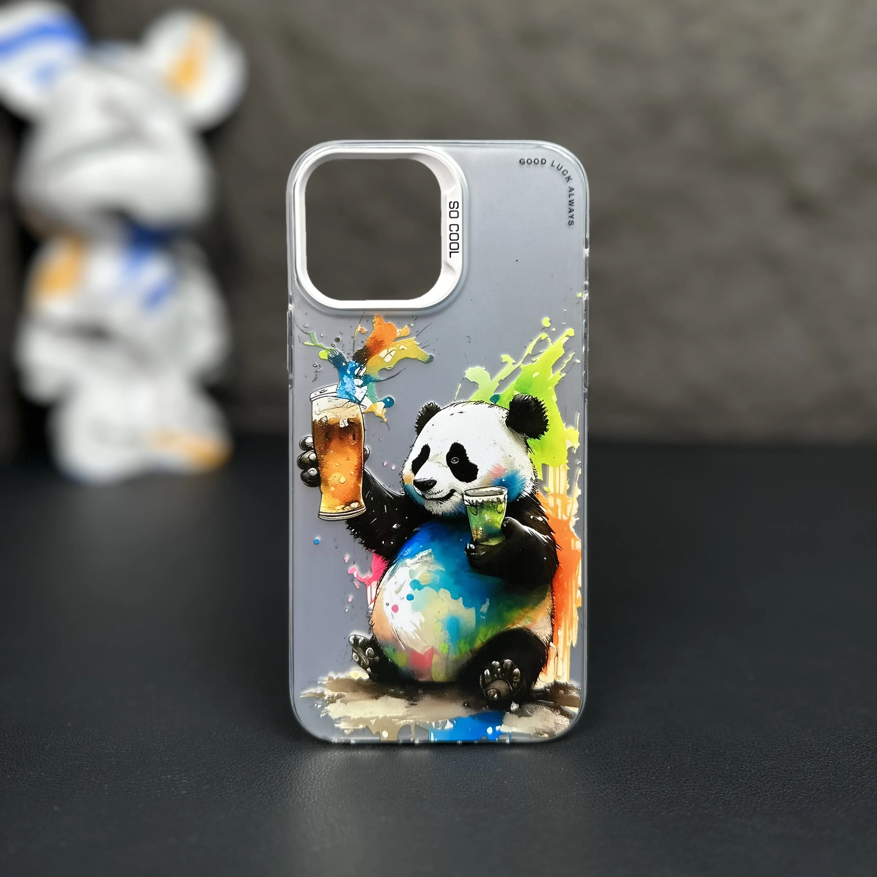 Case for IPHONE11 IPHONE12 IPHONE13PRO 14PRO 15 15PRO 15PROMAX Personalized graffiti small animal anti-drop mobile phone case