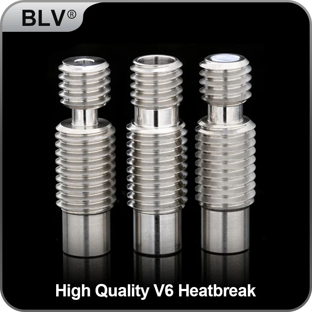 

1PC high quality Heatbreak heat break for V6 HOTEND Vocano heater block 1.75MM Filament Remote Feeding 3D printer accessories